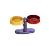 Adjustable Height Double Dog Bowl Anti-Leakage High Legged Bowl Suction Cup Pet Bowl  for Cats Dogs