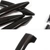 4pcs Carbon Texture Exterior Door Handle Cover Trim For BMW X1 F48 X5 X6 F15 F16