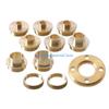 Y5GD 11Pcs Copper Shaft Sleeves Special Unlocking Hole for Edge Trimming Machine Inverted Board Guide Plate Accessories