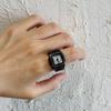 Korean Style Retro Hipster Watch Ring - Trendy Men's Hand Jewelry Accessory