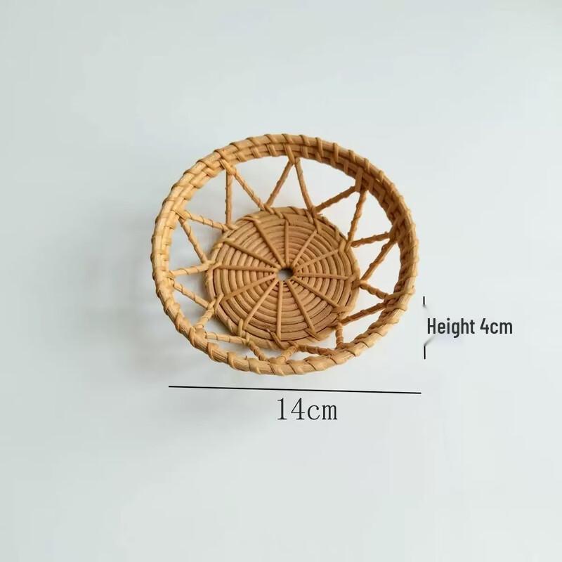 3-Piece Handwoven Bamboo Storage and Serving Basket Set