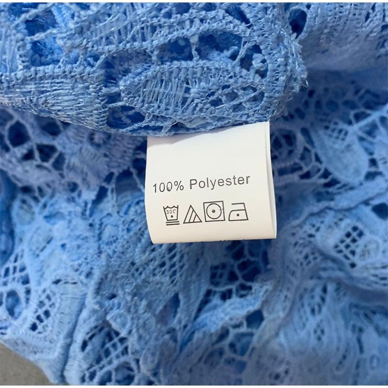 Ladies' Perspective Lace Hollow Belt Long Sleeve Fishtail Dress Solid Color Lace Decorative Elegance Ladies' Long Sleeve Dress Spring Autumn New Style