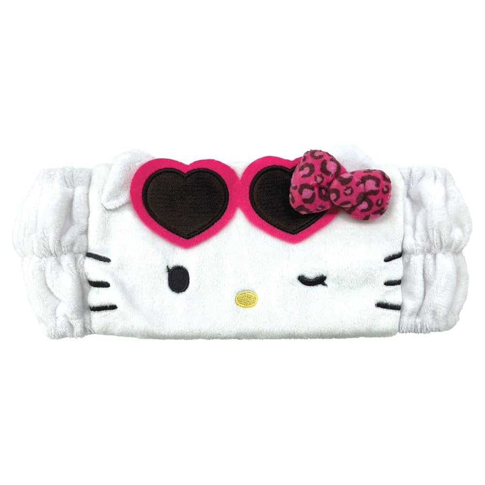 Sanrio Hello Kitty Leopard Print Hair Band Soft Fabric Adjustable Headband