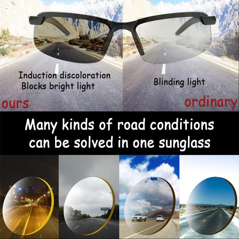 Del Día A La Noche Fotocromáticas De Gafas De Sol Polarizadas Macho De  Seguridad De Manejo