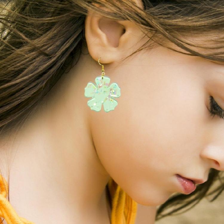 Jewelry Silicone Molds for Earrings Pendant Jewelry Making, Flower Leaf Pendant Resin Molds Epoxy Resin Molds