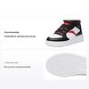 Comfortable Lightweight Non-Slip Wear-Resistant High-Top Skate Shoes Kids Sneakers Black White Red A33038010H-2
