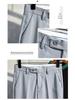 Men's Korean-Style Slim Suit Pants - Trendy Nine-Point Casual Trousers for Autumn/Winter
