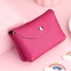 Leather change bag, women's coin bag, money bag, key bag, first layer cowhide small wallet, card bag, mini soft leather small bag.