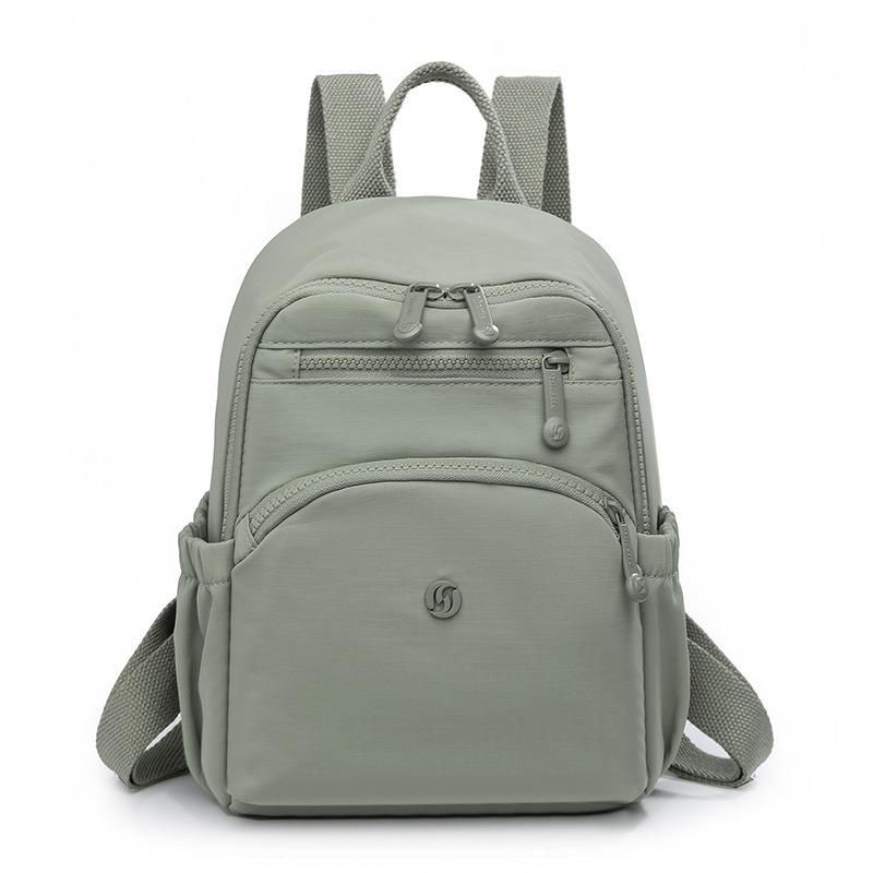 

Summer new Oxford nylon backpack women s large capacity waterproof backpack fashion lightweight travel bag светло-зеленый