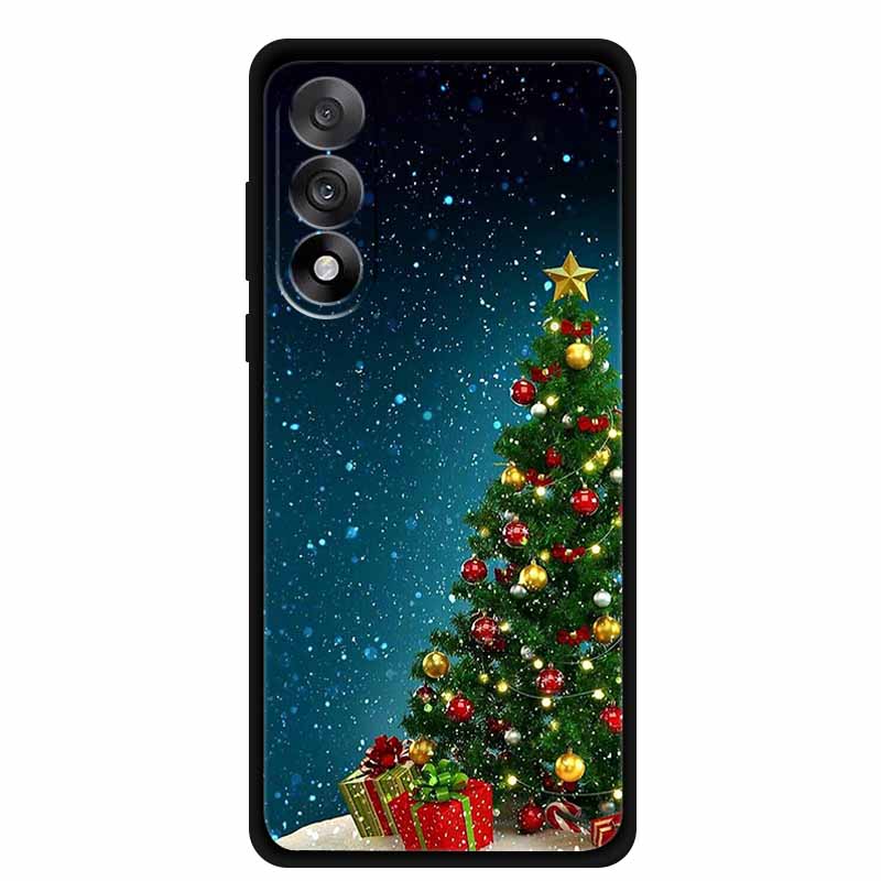 Christmas Phone Cases For OnePlus Nord 5 5G Case Shockproof Silicone Soft Black Cover Christmas Tree for 1+ Nord 5 5G Back Cover