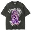Son Goku Dragon Ball Men Summer Washed T-shirt Harajuku Vintage Streetwear Oversized Women Casual Short-sleeved Tee Top