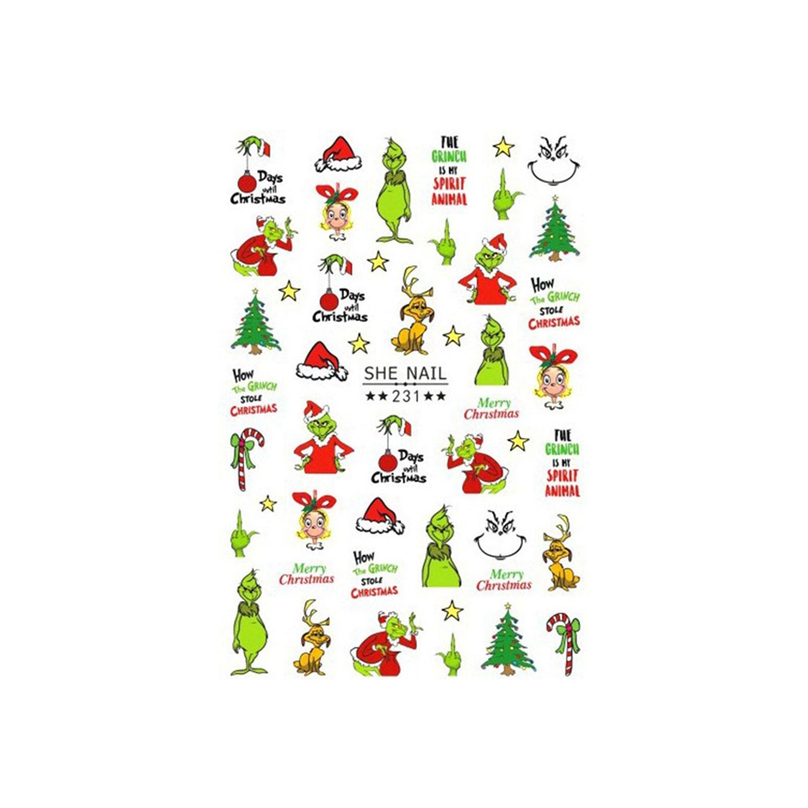 

Рождественские наклейки Зеленые рождественские наклейки One Size