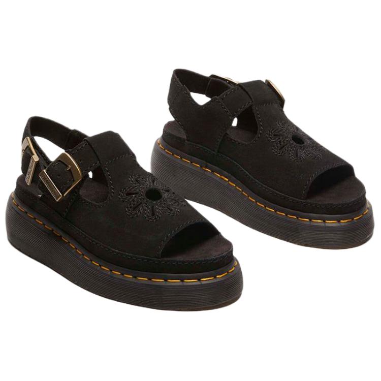 Dr. Martens Dunnet Fashionable Comfortable Slide Sandals Women Sandals Black 41124001