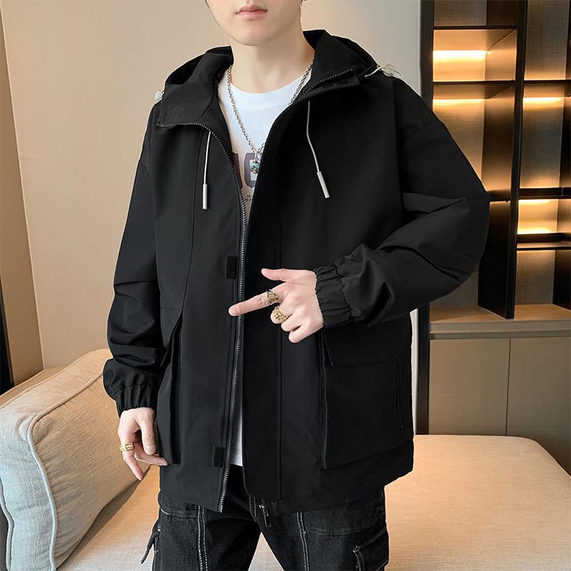 Hooded Plus Size Jacket Spring and Autumn Winter New Loose Jacket