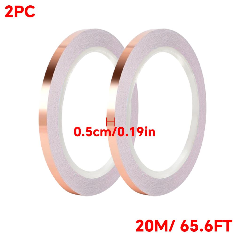 Copper Foil Tape, Double-sided Conductive Interference Shielding, Sluice Worm and Snail Barrier Insect Repellent Device