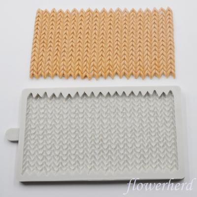 Silicone Mold 1pc Chunky Knit Mould DIY Cake Mold Fondant Chocolate Candy Cookie Mold Baking Tool