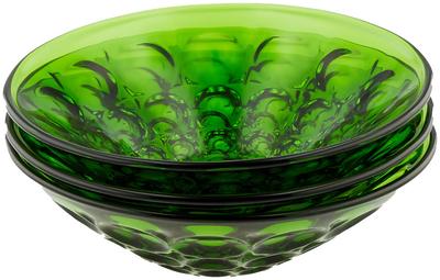 ADERIA Shonai Craft Dessert Bowl Green Suigetsu 3 Pieces Made In Japan F-70390