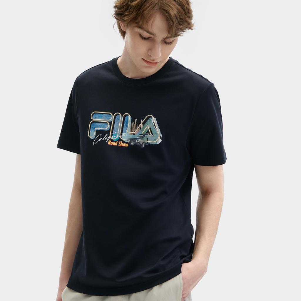 New FILA HERITAGE T Shirt Men's Legend Blue F11M428125FNV