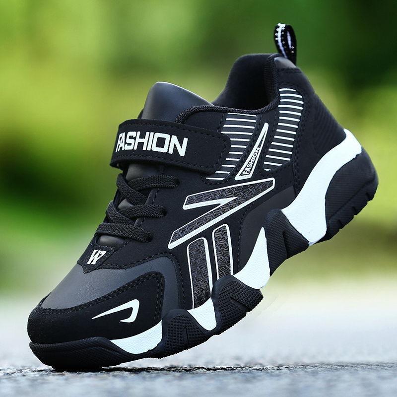 Shoes Children's Shoes Boys' Sneakers Leather Mesh Boys' Shoes Middle and Older Children's Students Casual Shoes Shoes