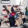 1PC Naruto Patterned Flannel Blanket Suitable For All Seasons For Home Decor Warmth And Comfort Gifts Holiday Present