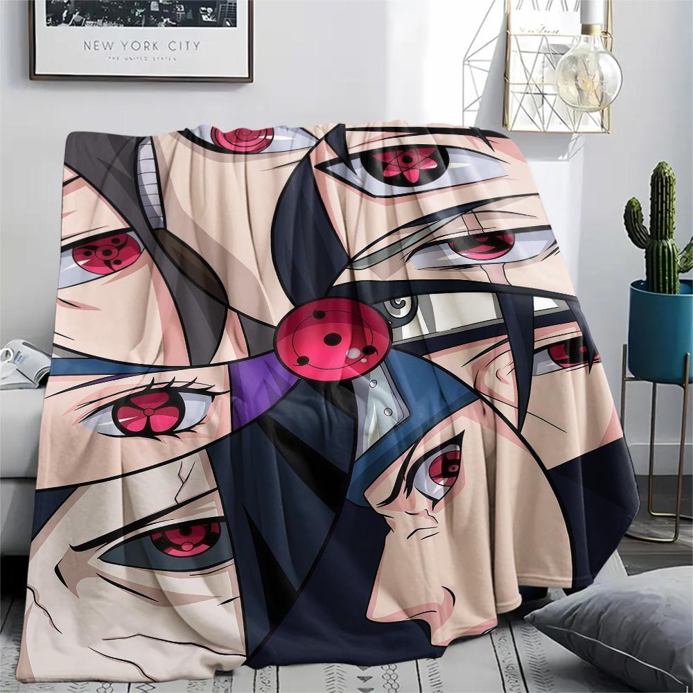 1PC Naruto Patterned Flannel Blanket Suitable For All Seasons For Home Decor Warmth And Comfort Gifts Holiday Present