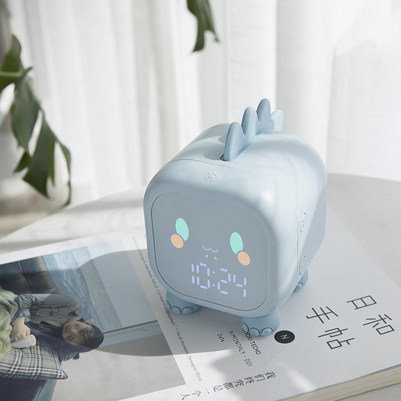 Fun Dinosaur Kids' Multifunctional Alarm Clock - Creative, Super Loud & Perfect for Students