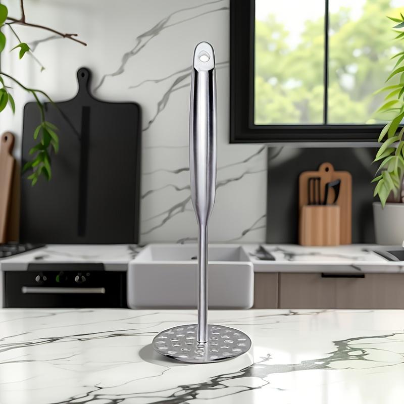 New Stainless Steel Potato Masher, Household Kitchen Sweet Potato and Potato Masher, Baby Food Tool, Kitchen Gadget Stainless Steel Potato Masher