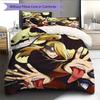 Deidara Akatsuki Outfit Pattern Bedding Quilt Set Home Decoration Gift (1 * Duvet Cover + 2 * Pillowcase Without Core)