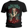 Five Finger Death Punch T-Shirt Lady Muerta Offiziell Lizenziert Schwarz Herren NEU