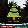 Christmas Glass Sticker, Door Sticker, Christmas Tree Static Sticker, Shopping Mall Window Decoration