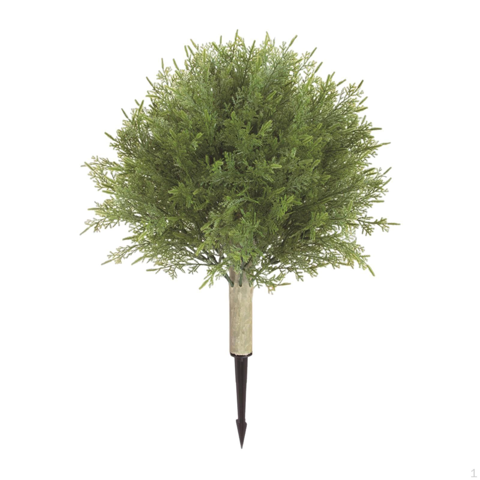 

Artificial Topiary Ball Tree Fake Cypress Plants Bushes with Stake Faux Shrub for зелёный