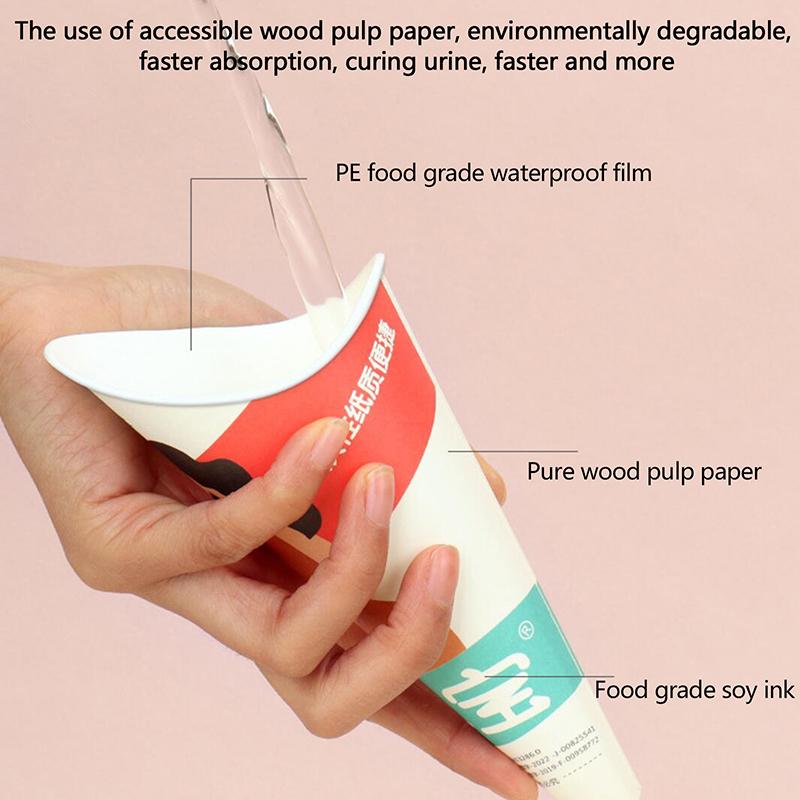 12Pcs Outdoor Travel Camping Portable Female Urinal Disposable Paper Urination Device Stand Up Pee Outdoor Toilet Women Urinal