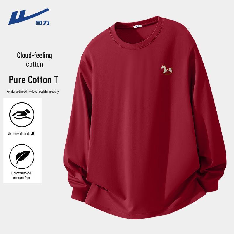 Tricou Casual Loose cu Mânecă Lungă din Bumbac pentru Femei Warrior