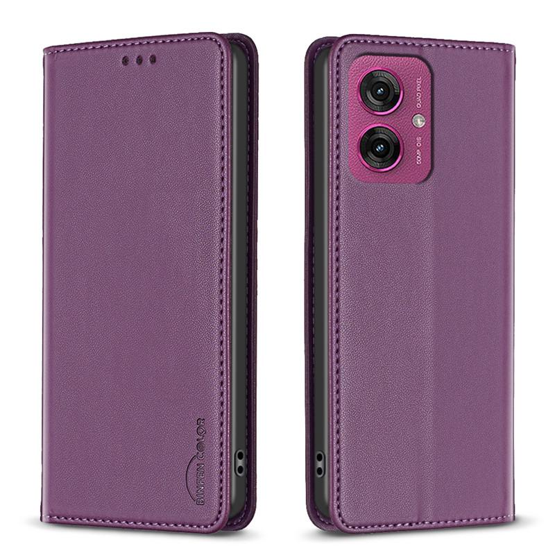 Wallet Flip Case on For Moto G55 G35 Classic Phone Leather Cases For Motorola MOTO G84 G55 G35 G14 G54 Edge 40 Neo 5G 2025 Cover