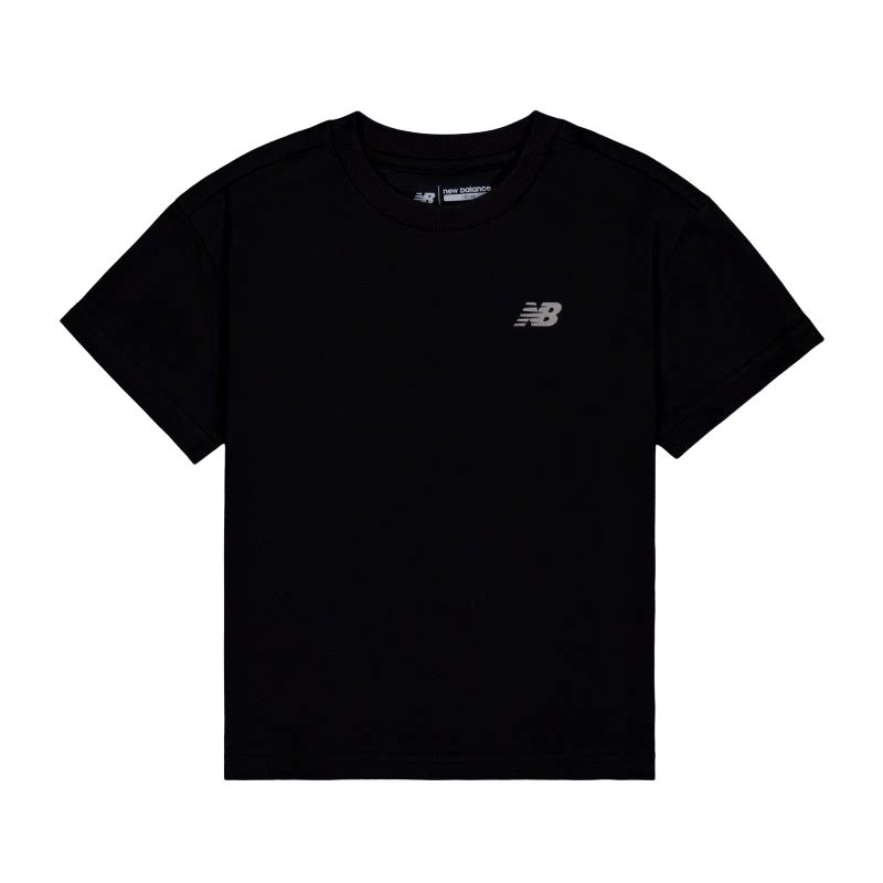 New Balance Kids T Shirts Crew Neck Thin 7EG2E163-BK 110