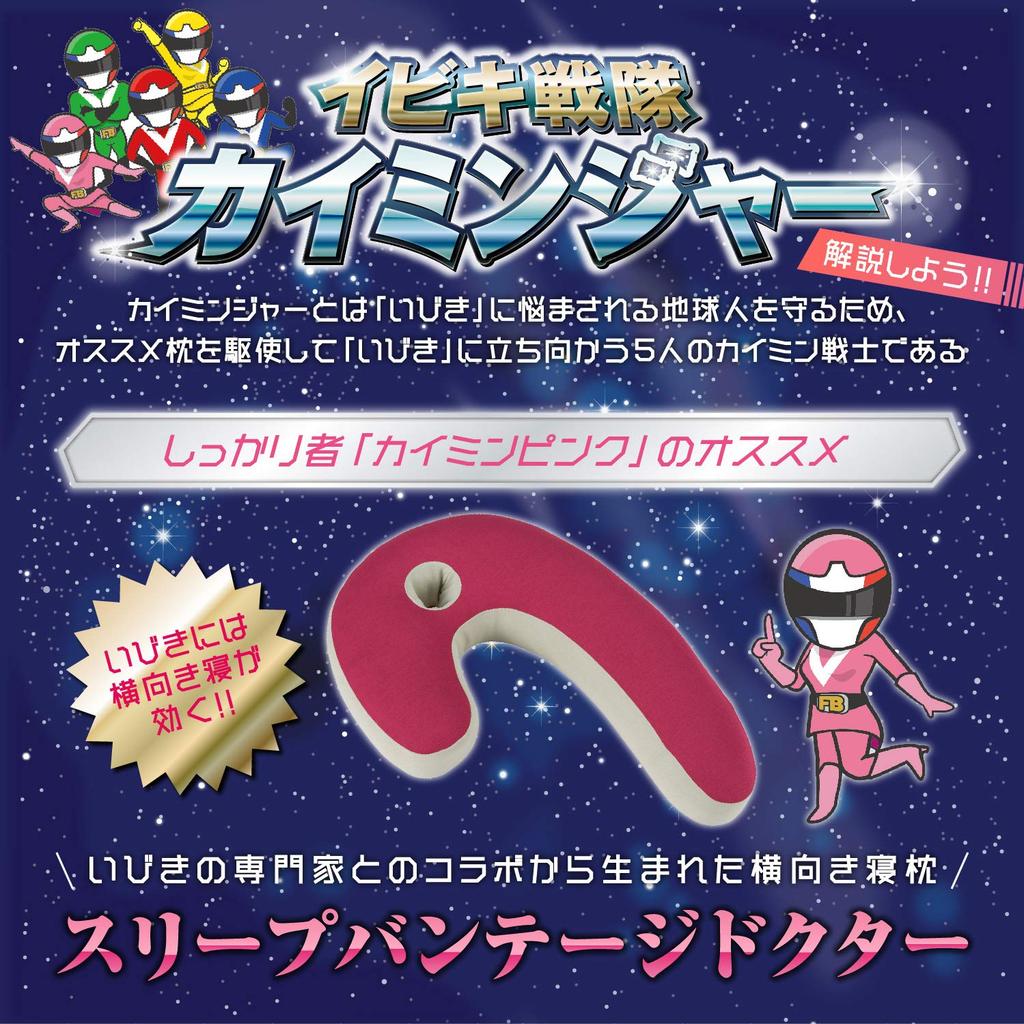 France Bed Sleep Bandage Doctor Pillow, Blue, Large, Side Sleeper Pillow, Created in Collaboration with Snoring Experts, 036099400