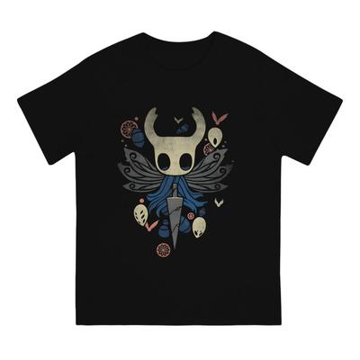 The Knight T-Shirts for Men Hollow Knight Games Cool Pure Cotton Tees O Neck Short Sleeve T Shirts Gift Clothing