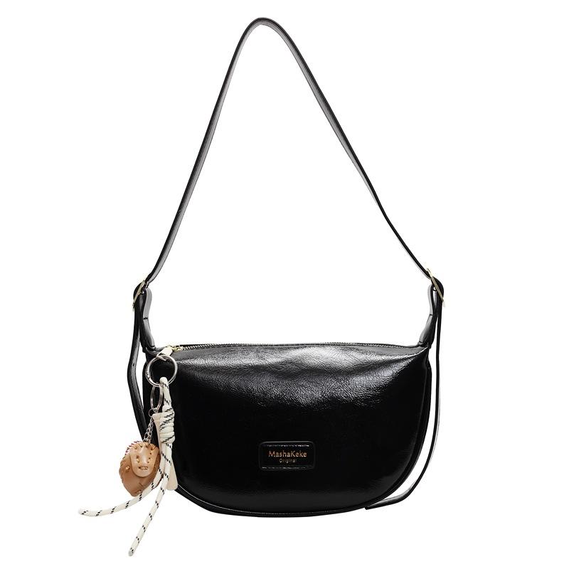Stylish New High-quality Simple Soft Leather PU Tote Dumpling Bag Versatile Commuter Light Casual Messenger Women's Bag