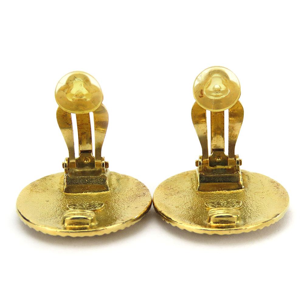 Used CHANEL Earring metal 15.2g gold Accessories
