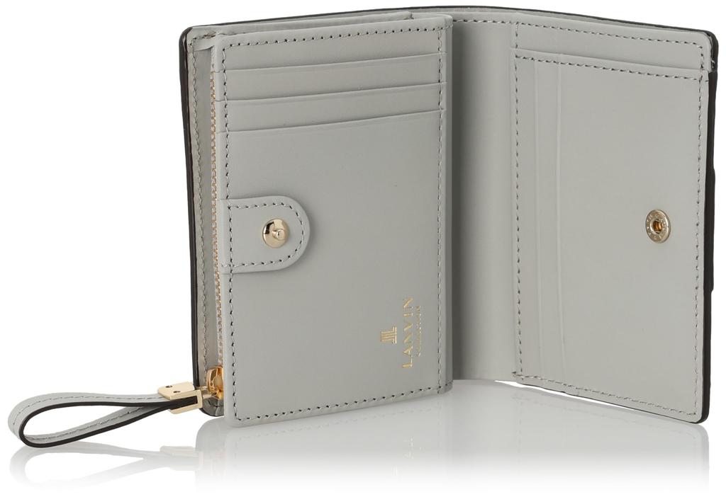 Bifold Wallet Feria Purse [Lanvin Collection] 65-6513 Navy/Gray