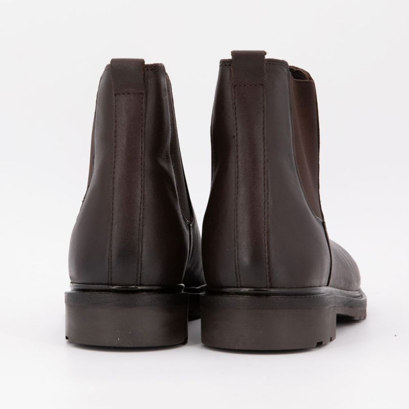 Men's Leather Elastic Chelsea Boots ELWIN
