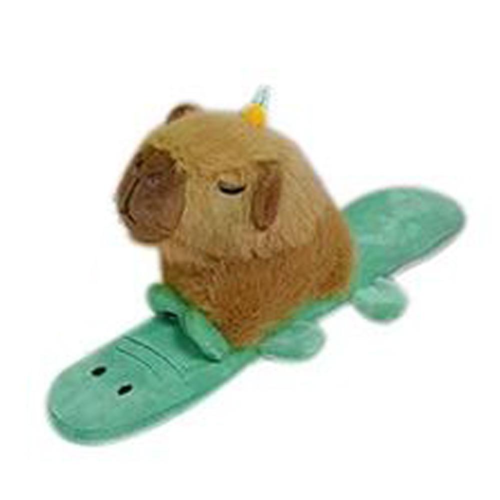 Plush Capybara Slap Bracelets Cartoon Huggers Slap Toy Funny Interactive Toy  for Kids Gift