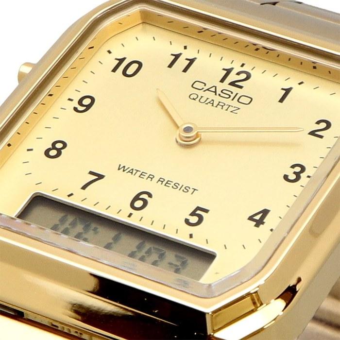 Casio AQ-230GA-9BMQ Analog-Digital Quartz Watch - Vintage Series - Gold