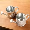 Vintage Letters Engraved Garden Bonsai Plant Flower Iron Watering Can Pot Kettle for Garden Small Garden Tools Supplies