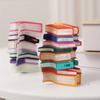 Kreative Regenbogenbücher Haarklammer Lustige Buch Krabbenhaarspange Lehrergeschenk Haiklammer Haarschmuck für Frau