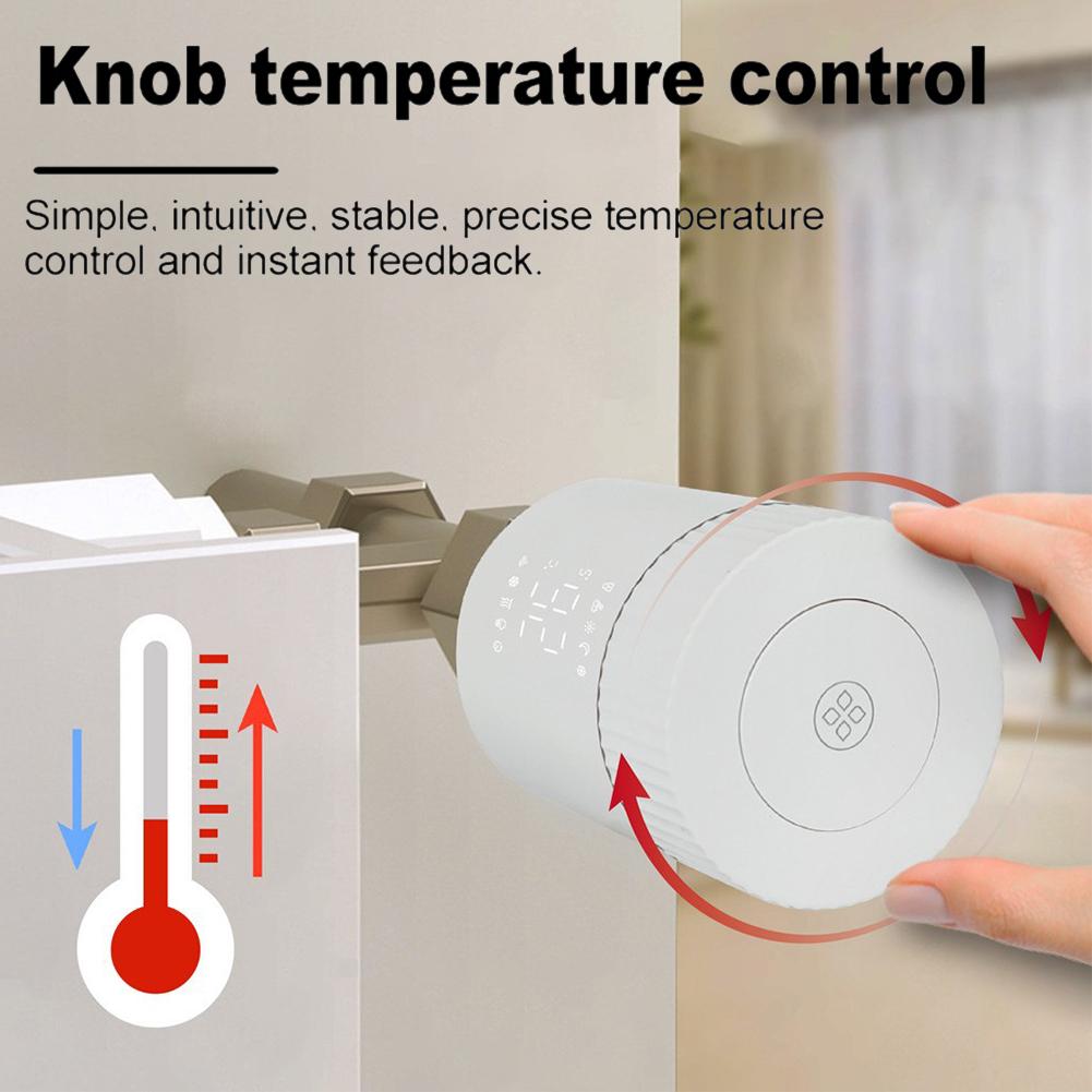 Programmable Thermostat WiFi Radiator Control Home Temperature Control Temperature Regulation System Voice Control Compatible China Mainland