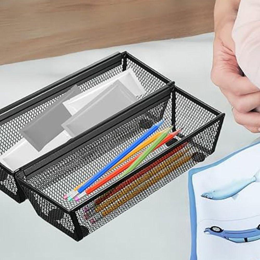 6 Stück Netz Besteck Organizer Belüftete Küchenutensilien Aufbewahrungsbox Schreibtisch Organizer Büro