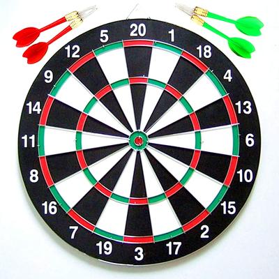 TradeWind con 4 para Fiesta Interior y Práctica Diana de Doble Cara, 29cm, Flechas, Jugar, Juegos, Competiciones,