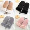 Sherpa Fleece Winter Gloves With Touchscreen Fingerless For Women Cold Weather
