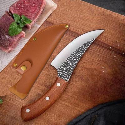 1pc 5 Inch Meat Cutting Kitchen Knife Multi-purpose Knives for Camping, Outdoor and Hunting